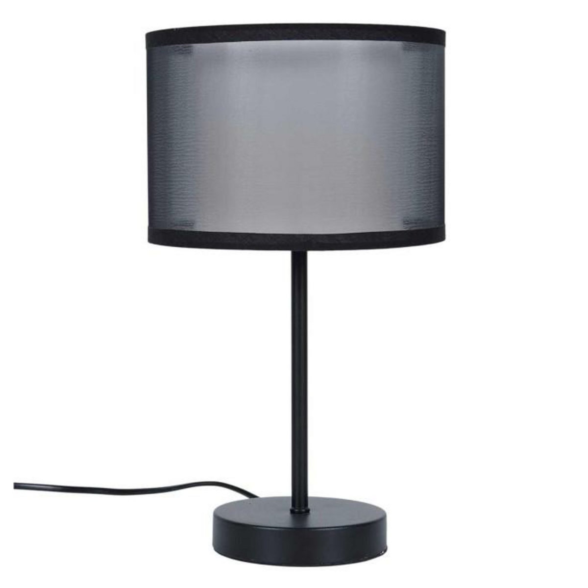 Paris Prix Lampe à Poser en Métal  Double  31cm Noir