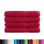 Voir la diapositive 2 : VIDAXL Serviettes de qualité supérieure SOLUND 4 pcs rouge 600 g m²