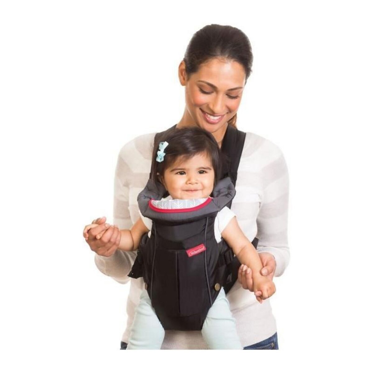 INFANTINO Porte-Bébé INFANTINO - Swift - Ergonomique - Noir/Bleu - Pour Bébé de 0 a 24 mois