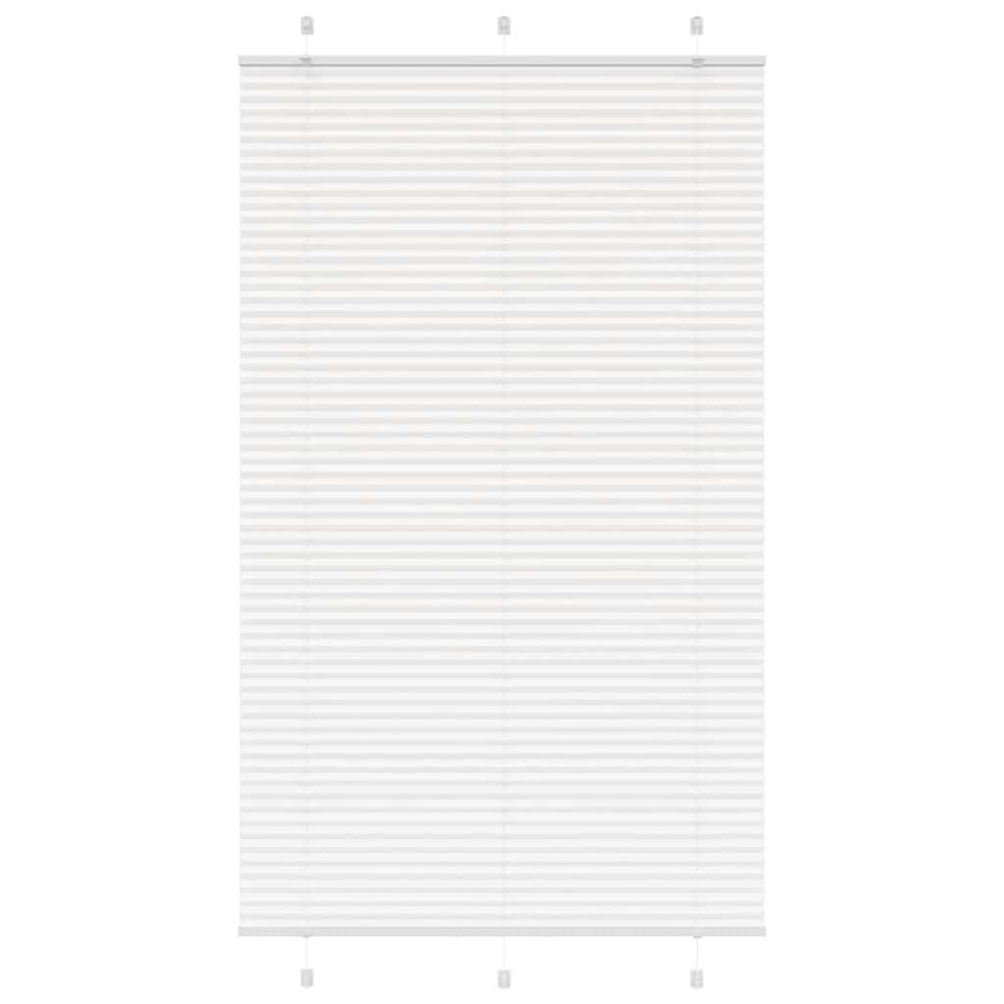 VIDAXL Store plisse blanc 120x200cm largeur du tissu 119,4cm polyester