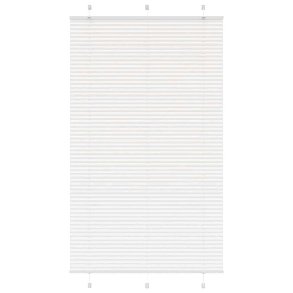 VIDAXL Store plisse blanc 120x200cm largeur du tissu 119,4cm polyester