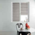 Paris Prix Store Enrouleur Jour Nuit  Daynight  45x180cm Taupe
