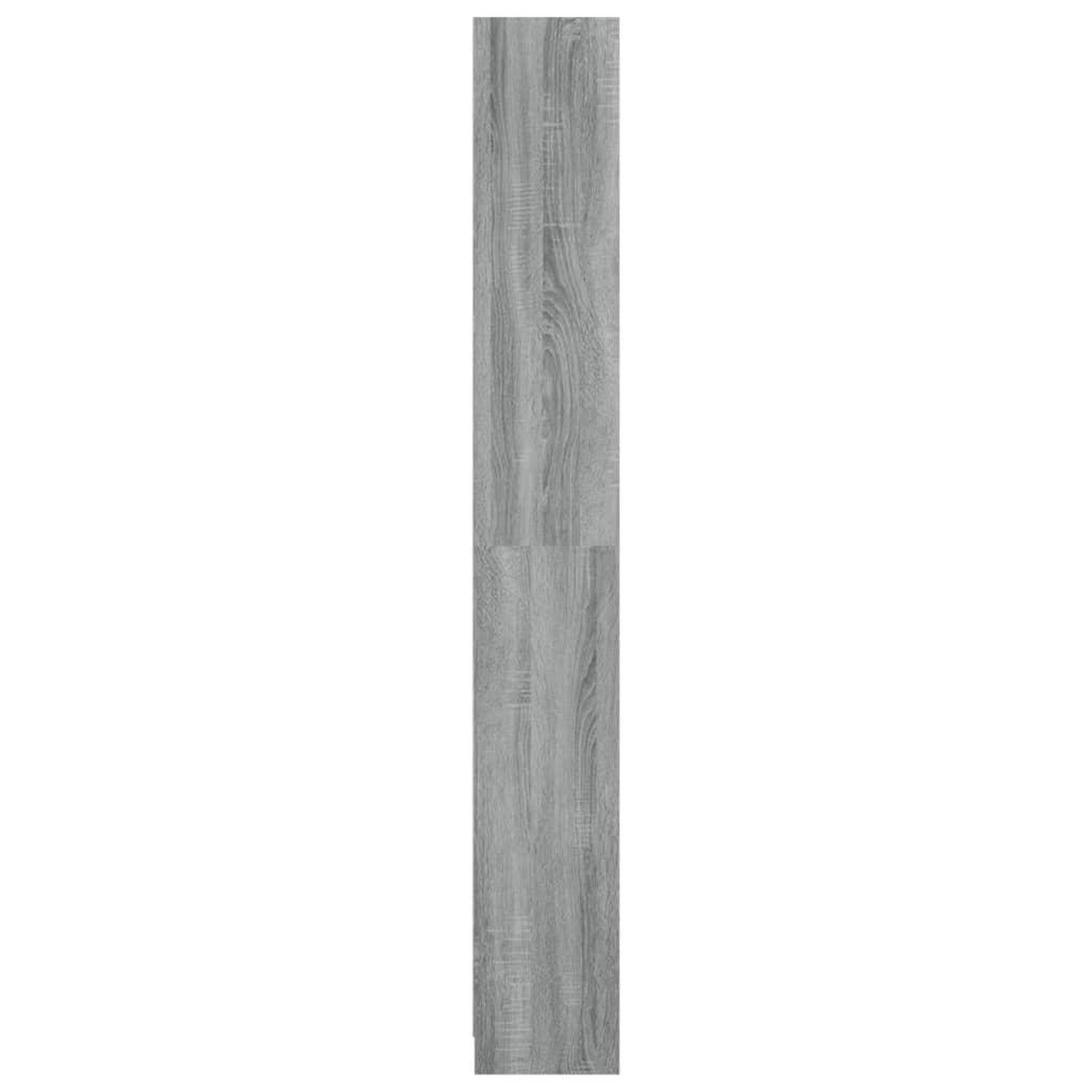 Voir la diapositive 4 : VIDAXL Bibliotheque 5 niveaux Sonoma gris 40x24x175 cm