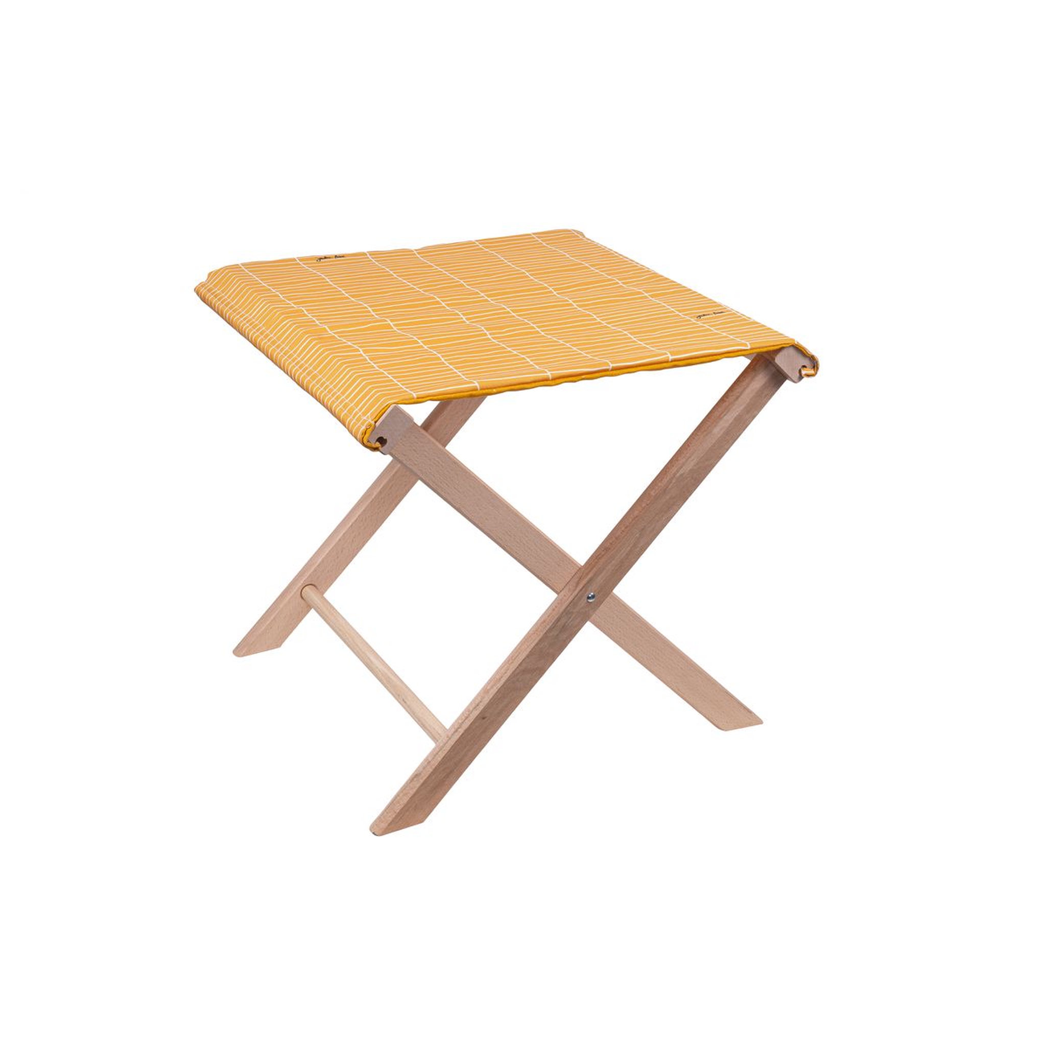 Jardin Privé Tabouret pliant 430x430x420cm curcuma SUEDE