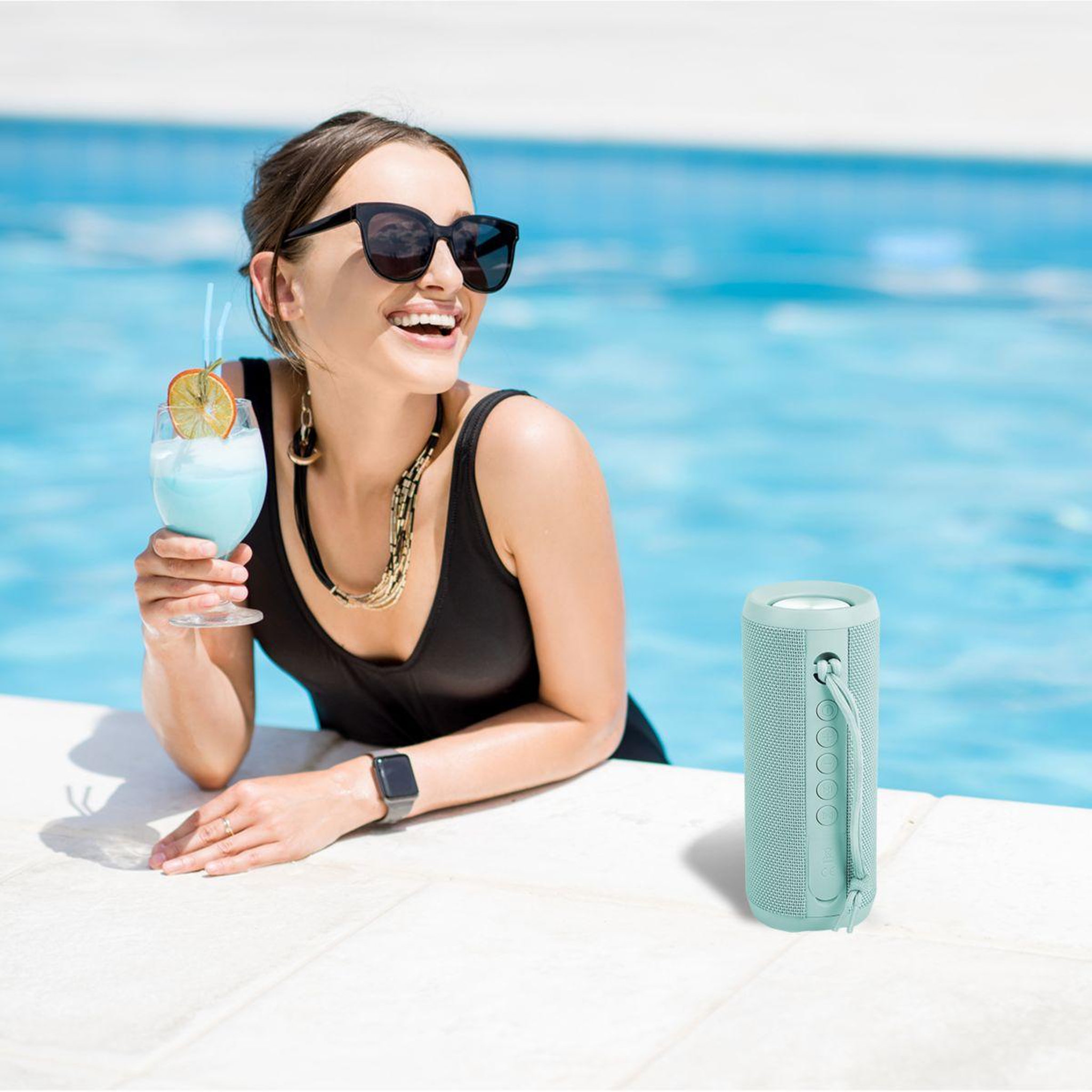 Voir la diapositive 3 : ESSENTIEL B Enceinte portable sb70 ecodesign vert