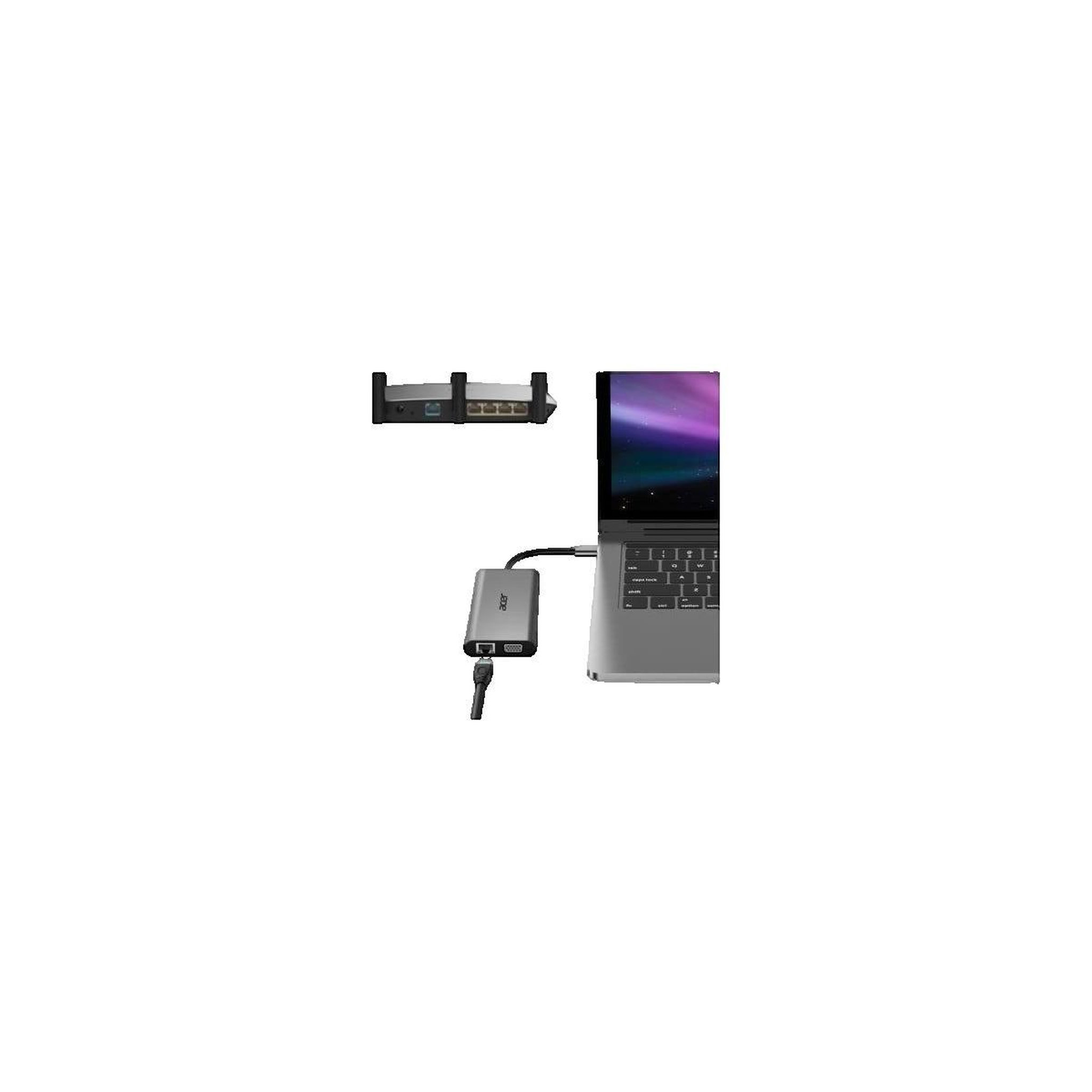Voir la diapositive 3 : ACER Ensemble clavier et souris Acer Combo 100 noir