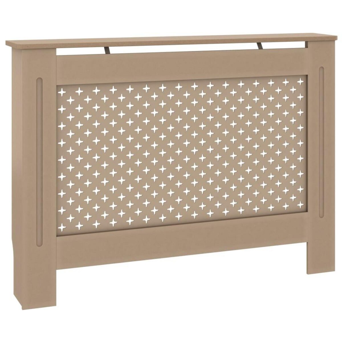 VIDAXL Cache-radiateur 112x19x81,5 cm MDF