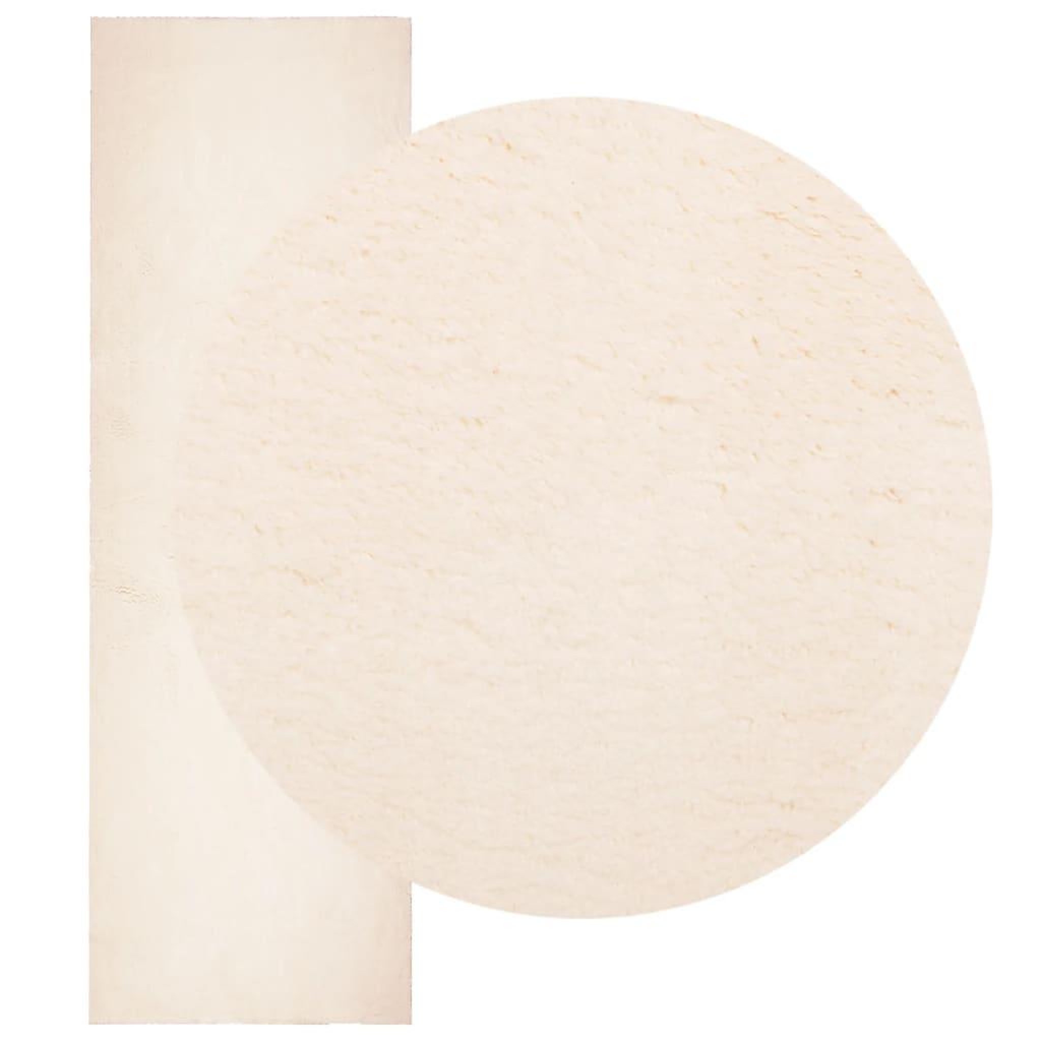 Voir la diapositive 3 : VIDAXL Tapis HUARTE a poils courts doux et lavable beige 80x250 cm