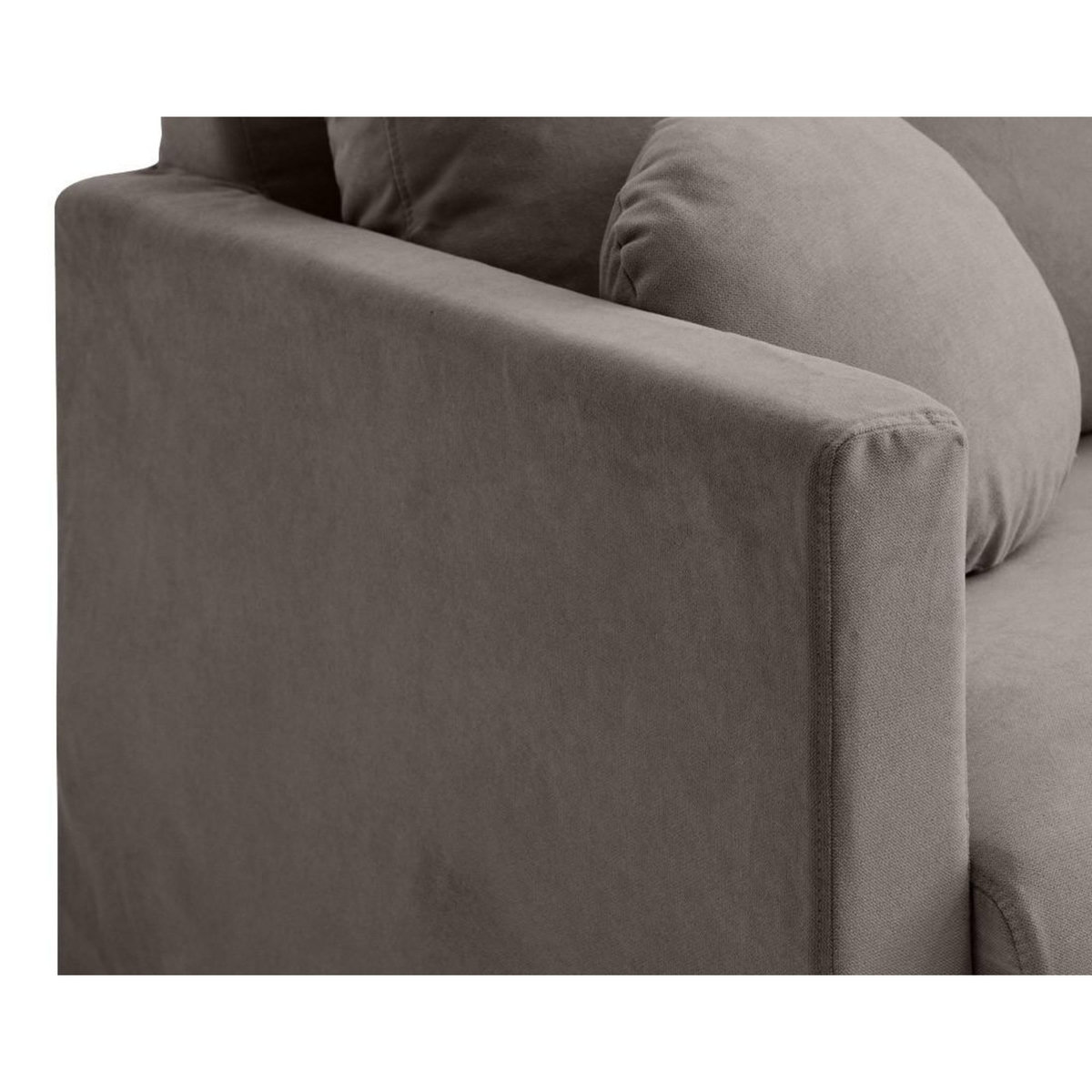 LISA DESIGN Serena - canapé droit déhoussable 2 places en tissu