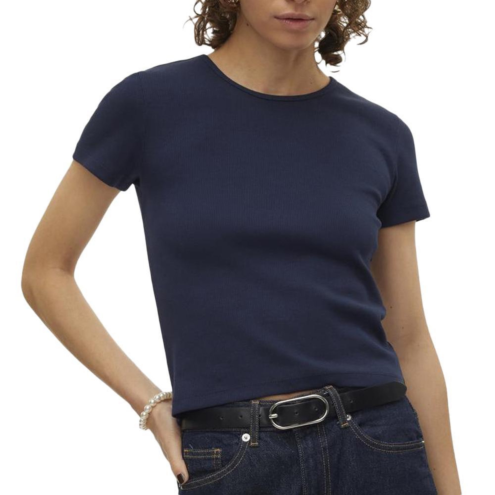 Vero Moda T shirt  Femme Vero Moda Chloe. Coloris disponibles : Bleu