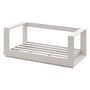 Voir la diapositive 4 : HESPERIDE Canapé de jardin en aluminium 2 places ALLURE - Avoine et beige zebrano