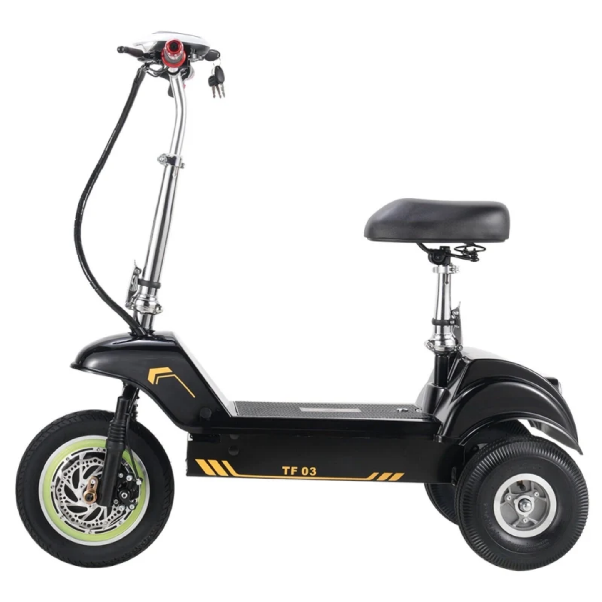 Voir la diapositive 2 : TWOFISH Tricycle électrique TWOFISH TF03, avec siège amovible, 350 W