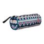 Voir la diapositive 2 : YOUNG'S ATTITUDE Trousse scolaire ronde polyester multicolore motif aztèques