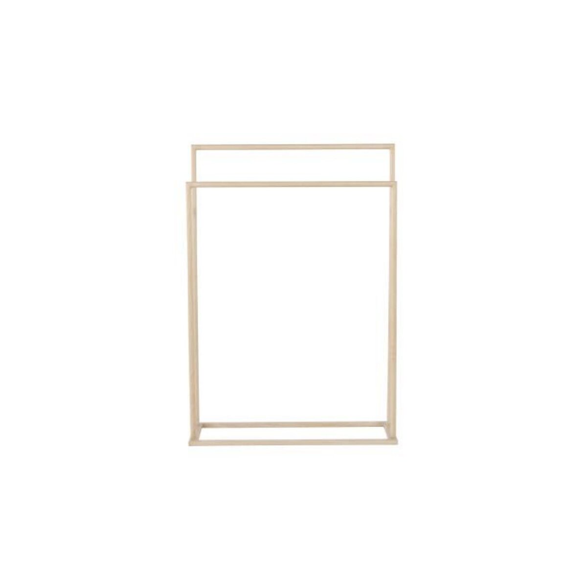 Paris Prix Portant à Vêtements Double  Alva  100cm Naturel