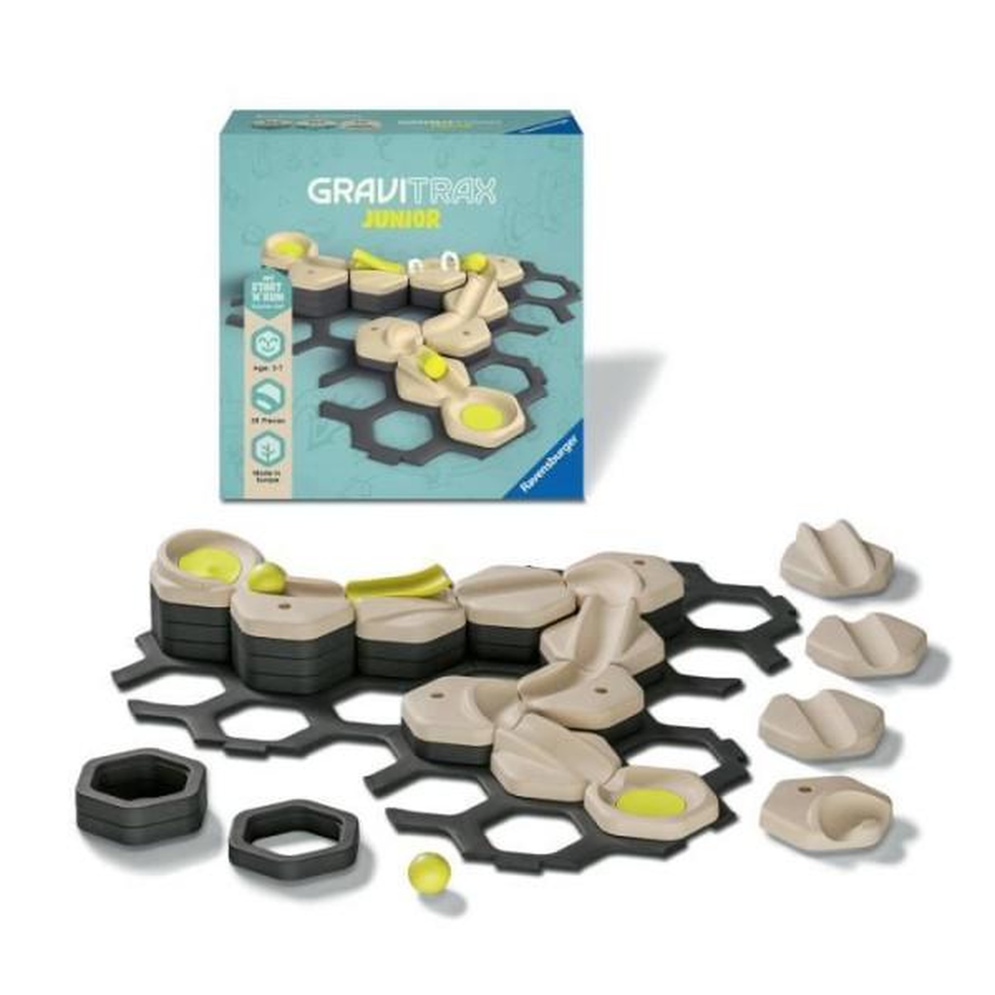 Voir la diapositive 3 : RAVENSBURGER Gravitrax junior set d'extension start and run - circuits de billes - des 3 ans - 27531 - ravensburger