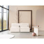 Voir la diapositive 4 : BEST MOBILIER Felix - canapé modulable 2 places en tissu texturé