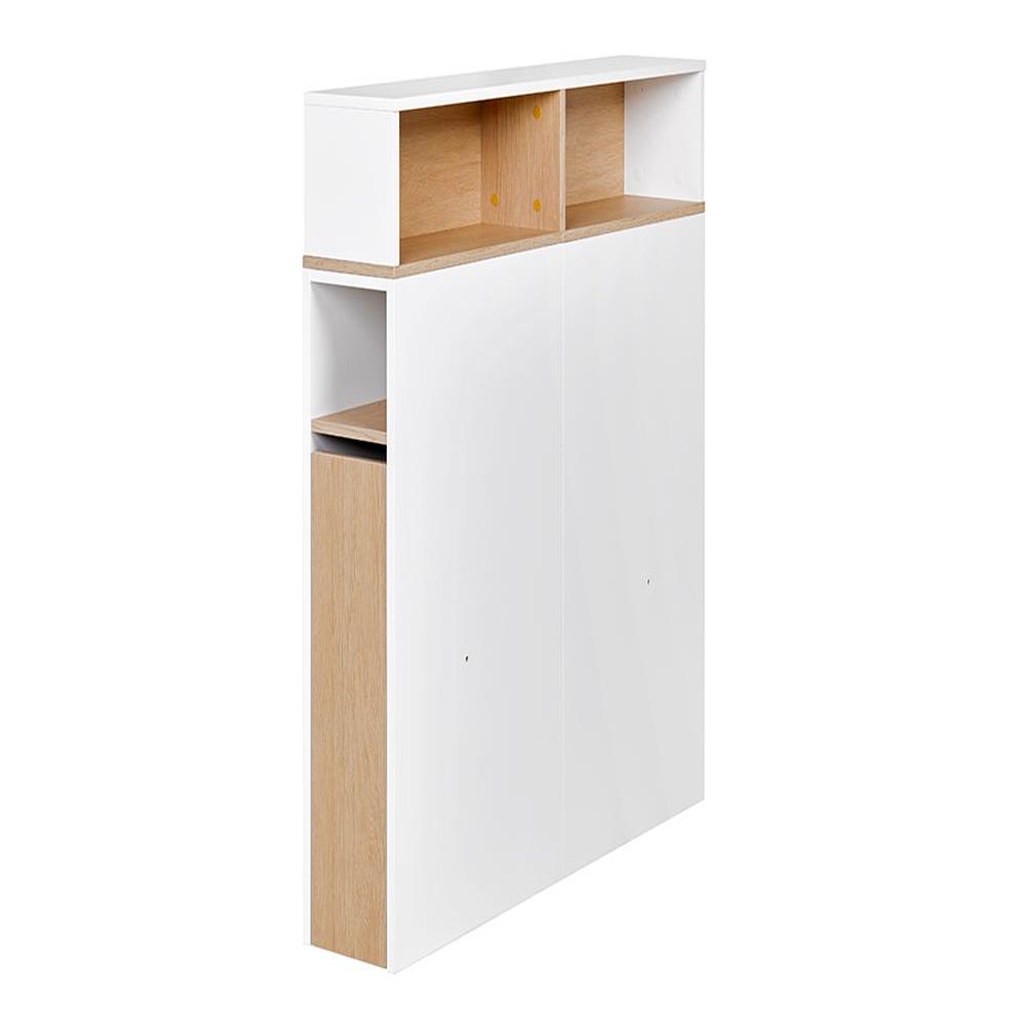 JUNIOR PROVENCE Tête de lit simple pour lit LAMI avec rangements haut