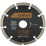 Voir la diapositive 2 : Leman Disque diamant segments 125 mm Leman
