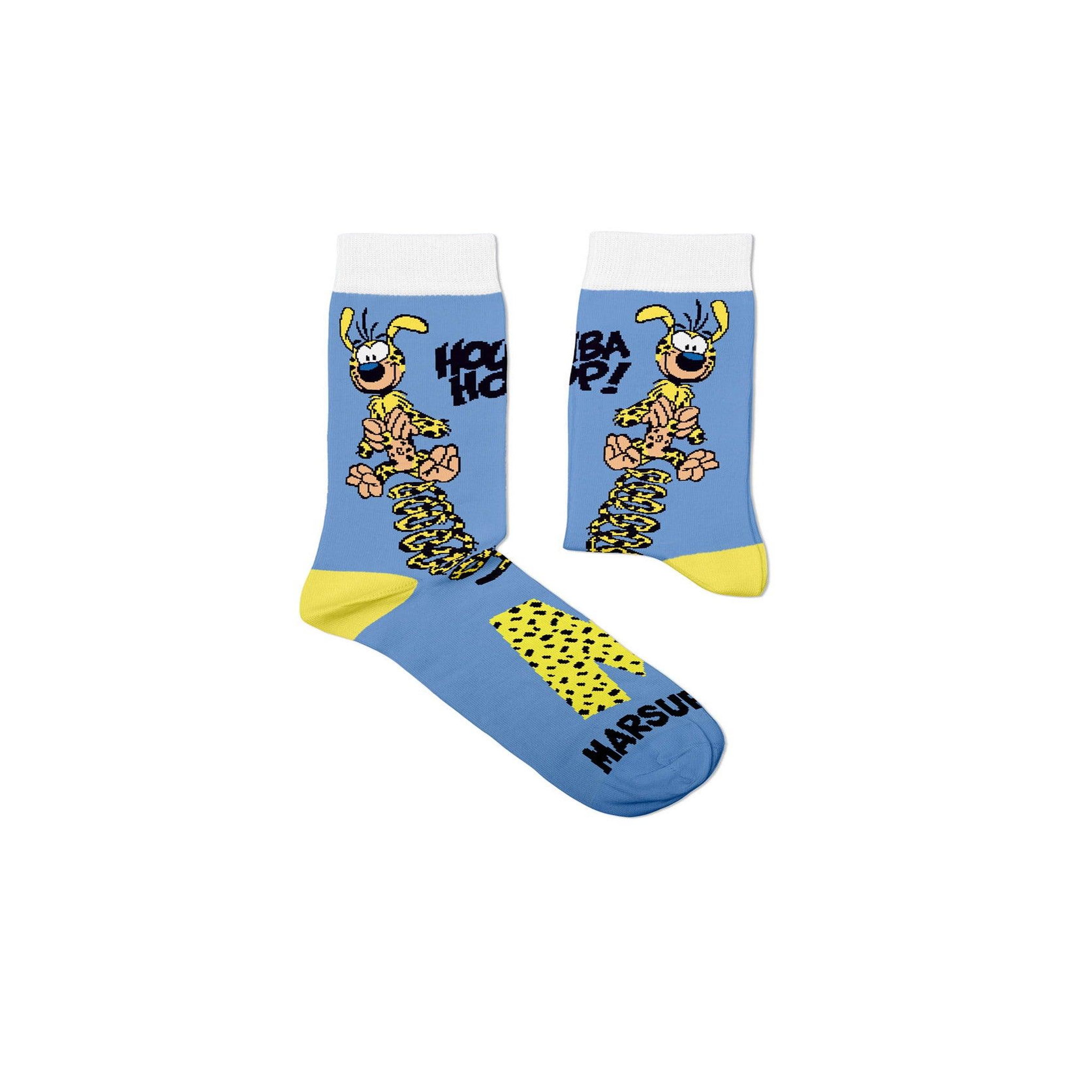 SOCK AFFAIRS Chaussettes marsupilami, marsu jump. Coloris disponibles : Multicolore