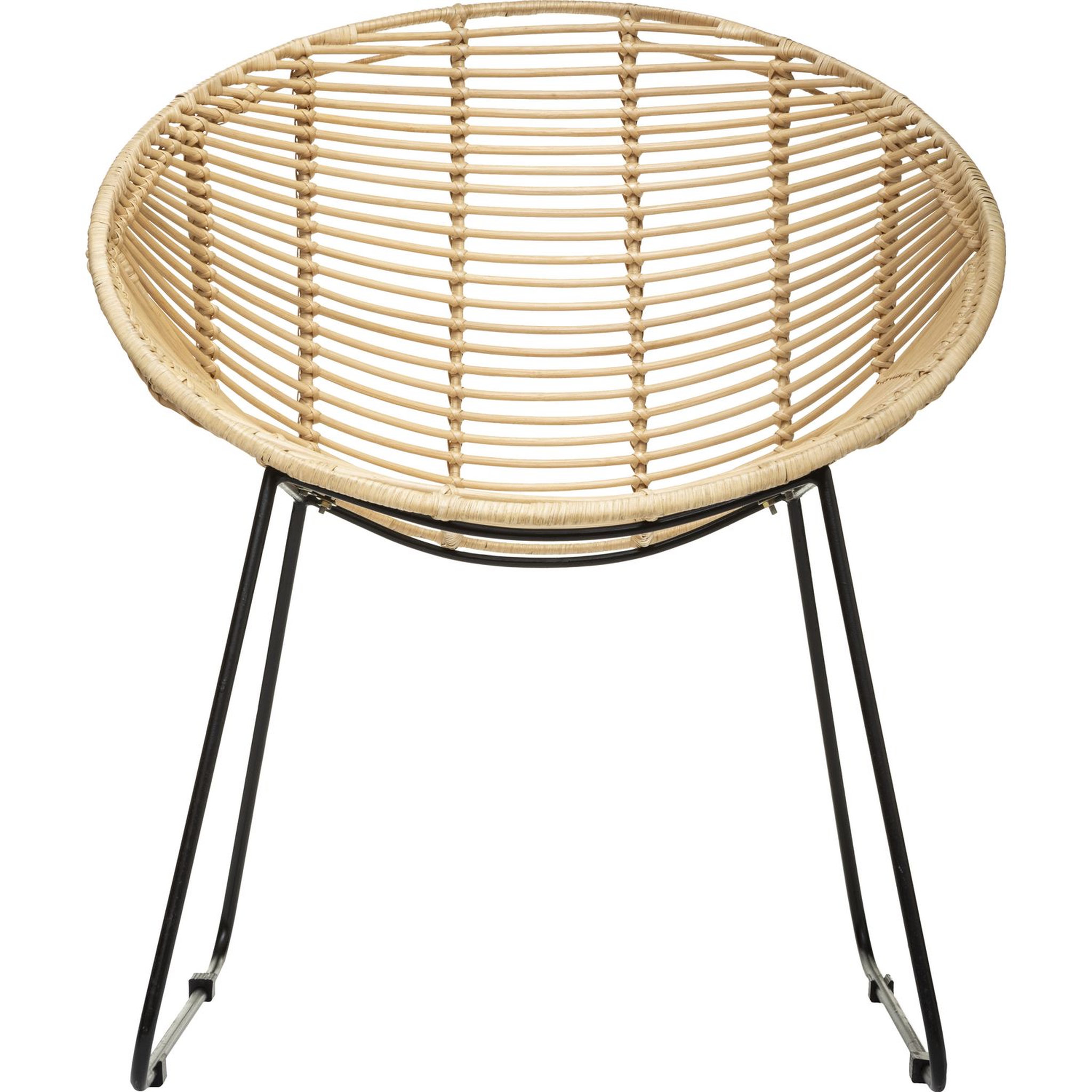 Voir la diapositive 2 : Fauteuil en rotin naturel PAOLA