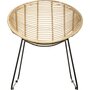 Voir la diapositive 2 : Fauteuil en rotin naturel PAOLA