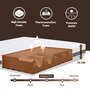 Voir la diapositive 4 : THE WHITE STONE Matelas 70 x 140 Orthopédique Antibactérienne | Hauteur 25 cm | Revêtement 3D Air en Fibre Hypoallergénique
