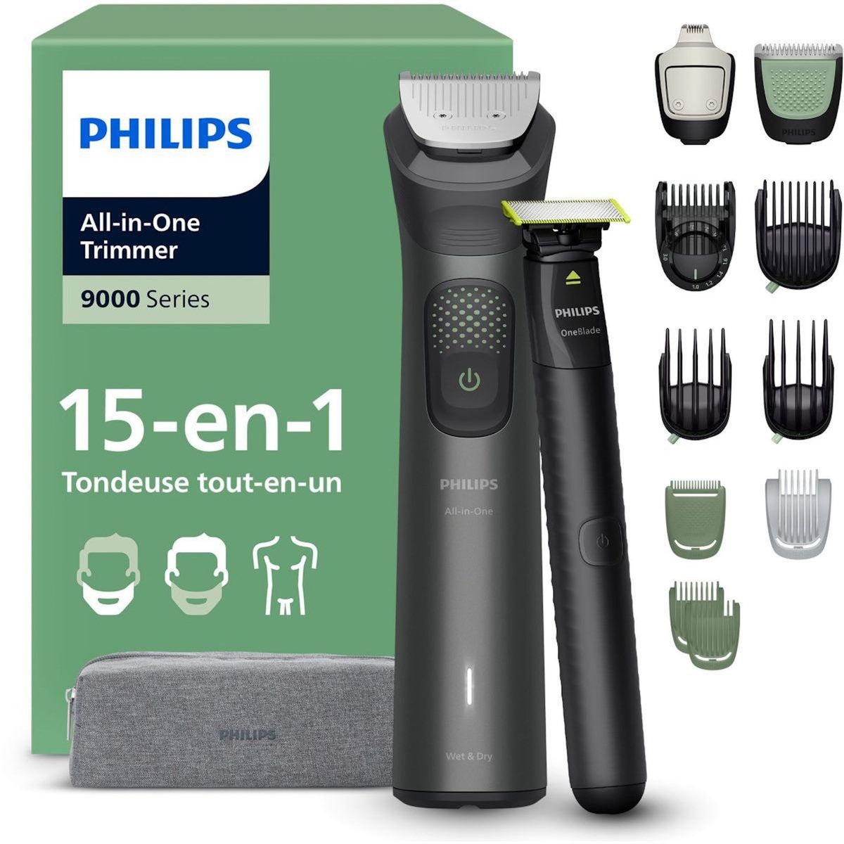 Philips Tondeuse multi usages MG9531/15 Series 9000