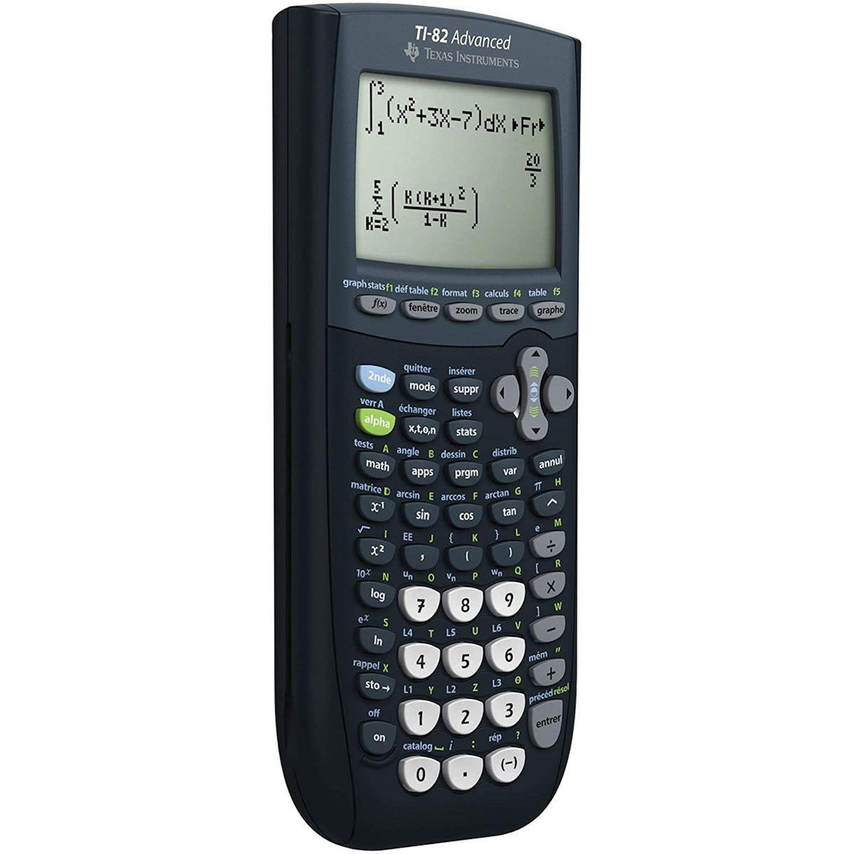 TEXAS Calculatrice graphique TI-82 Advanced