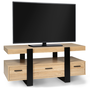 Voir la diapositive 1 : ID MARKET Meuble TV 116 cm PHOENIX avec tiroirs bois et noir