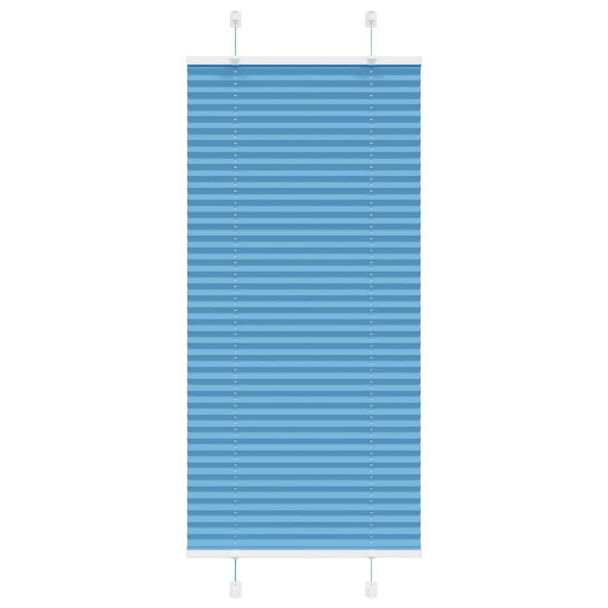 VIDAXL Store plisse bleu 60x150 cm largeur du tissu 59,4 cm polyester