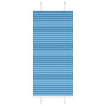 VIDAXL Store plisse bleu 60x150 cm largeur du tissu 59,4 cm polyester