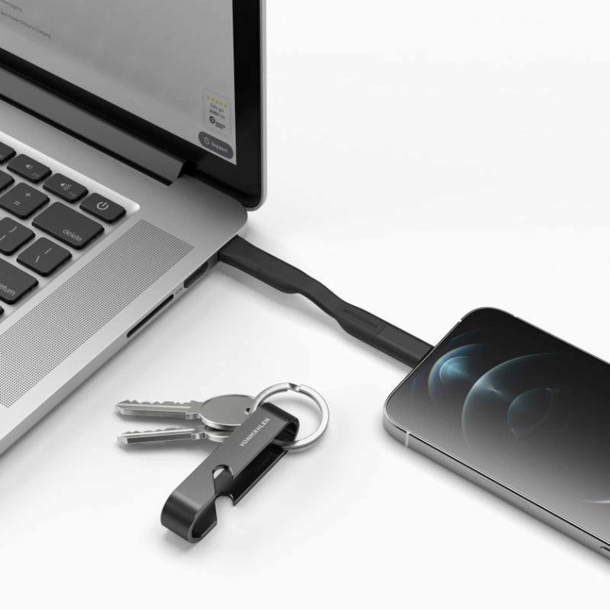 Voir la diapositive 2 : VONMAHLEN VonMählen All-in-one Allinone cable High Six 6in1 all black Schwarz incl Bottleopener (HSI00001)
