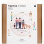 RICO DESIGN Kit de broderie - famille