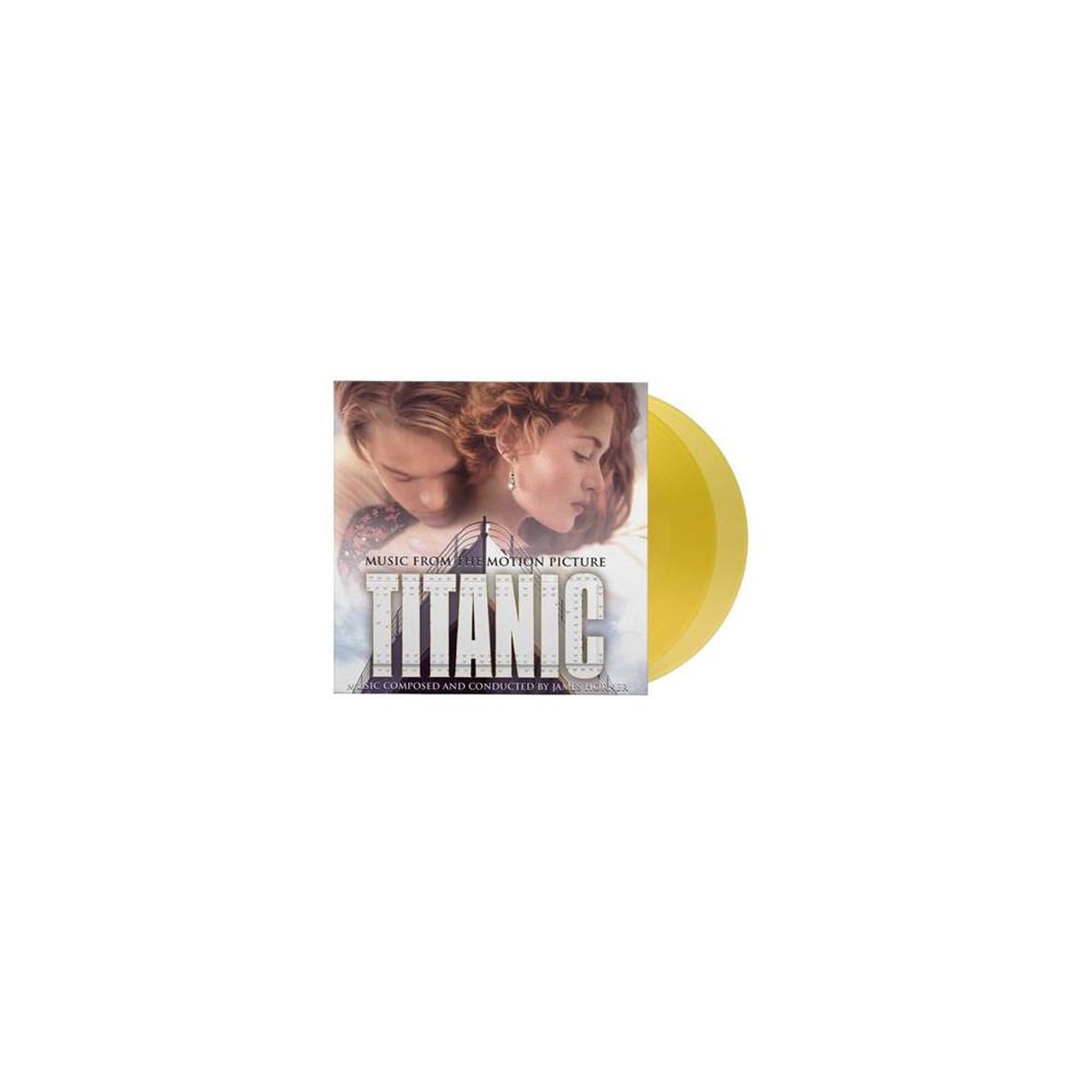 Vinyle titanic original soundtrack édition limitée vinyle jaune translucide double disque