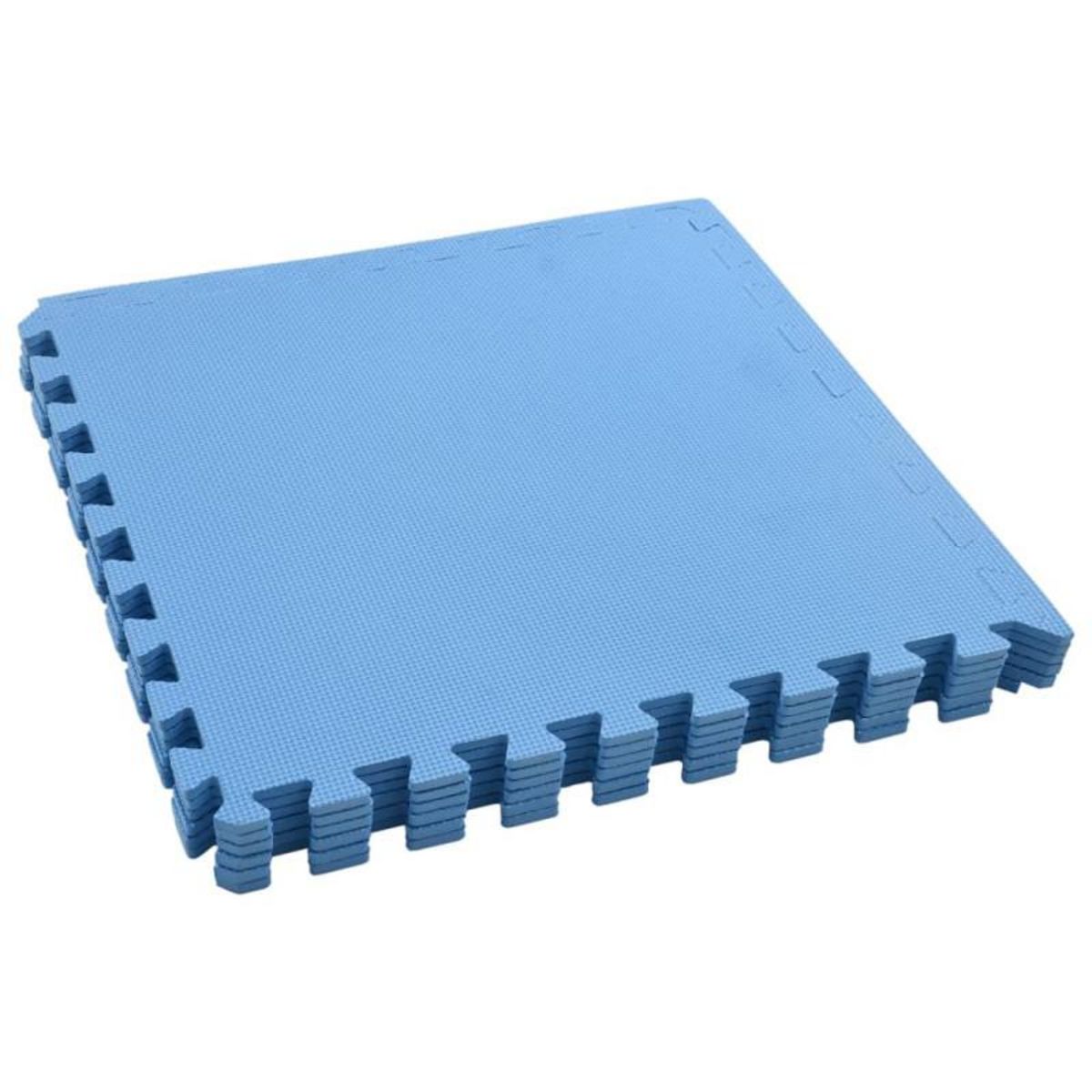 VIDAXL Tapis de sol 6 pcs 2,16 ㎡ EVA Mousse Bleu