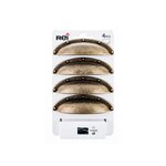 CENTRALE BRICO Lot de 4 poignées de meuble entraxe 64 mm zamak vieilli