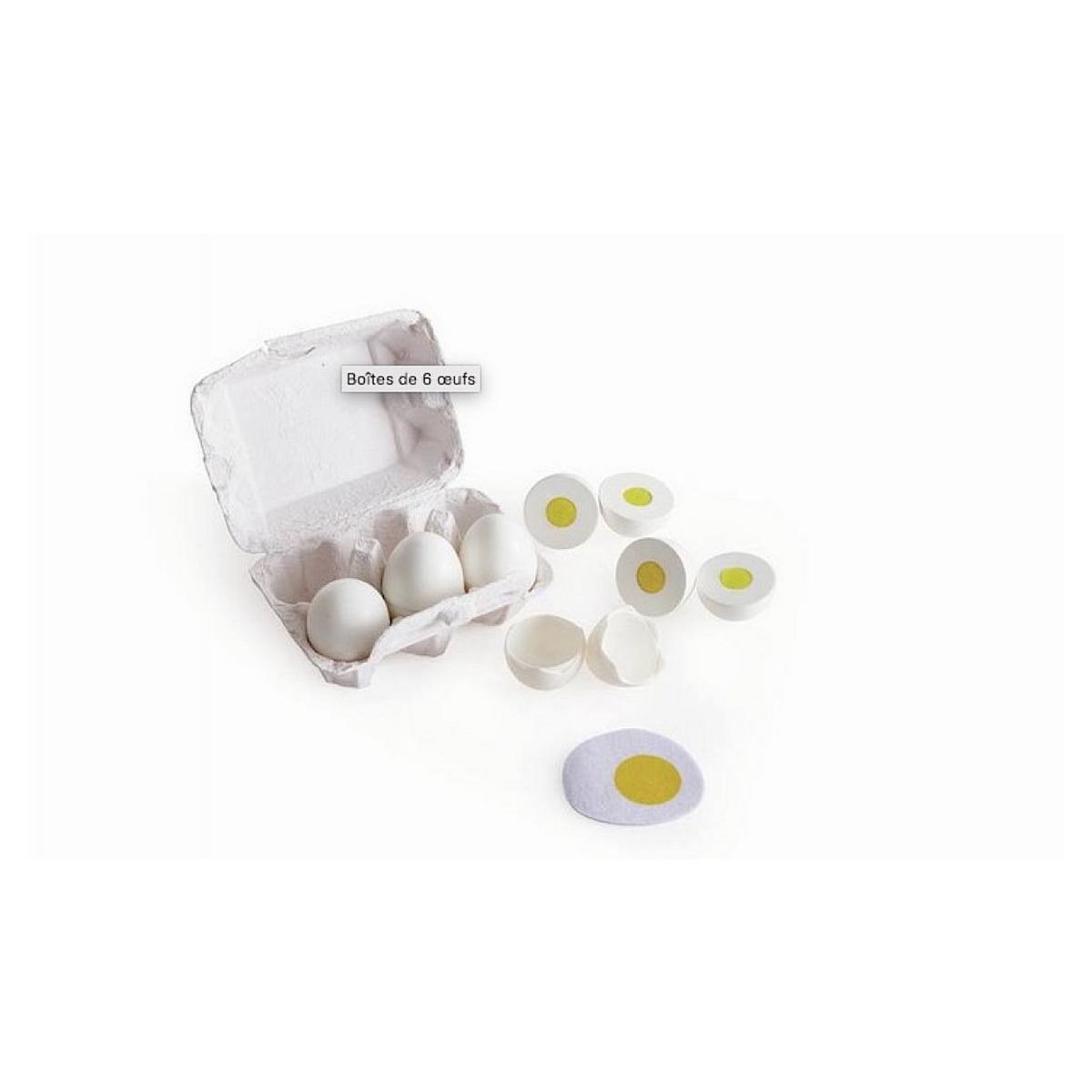 Hape Boite d oeufs en bois hape