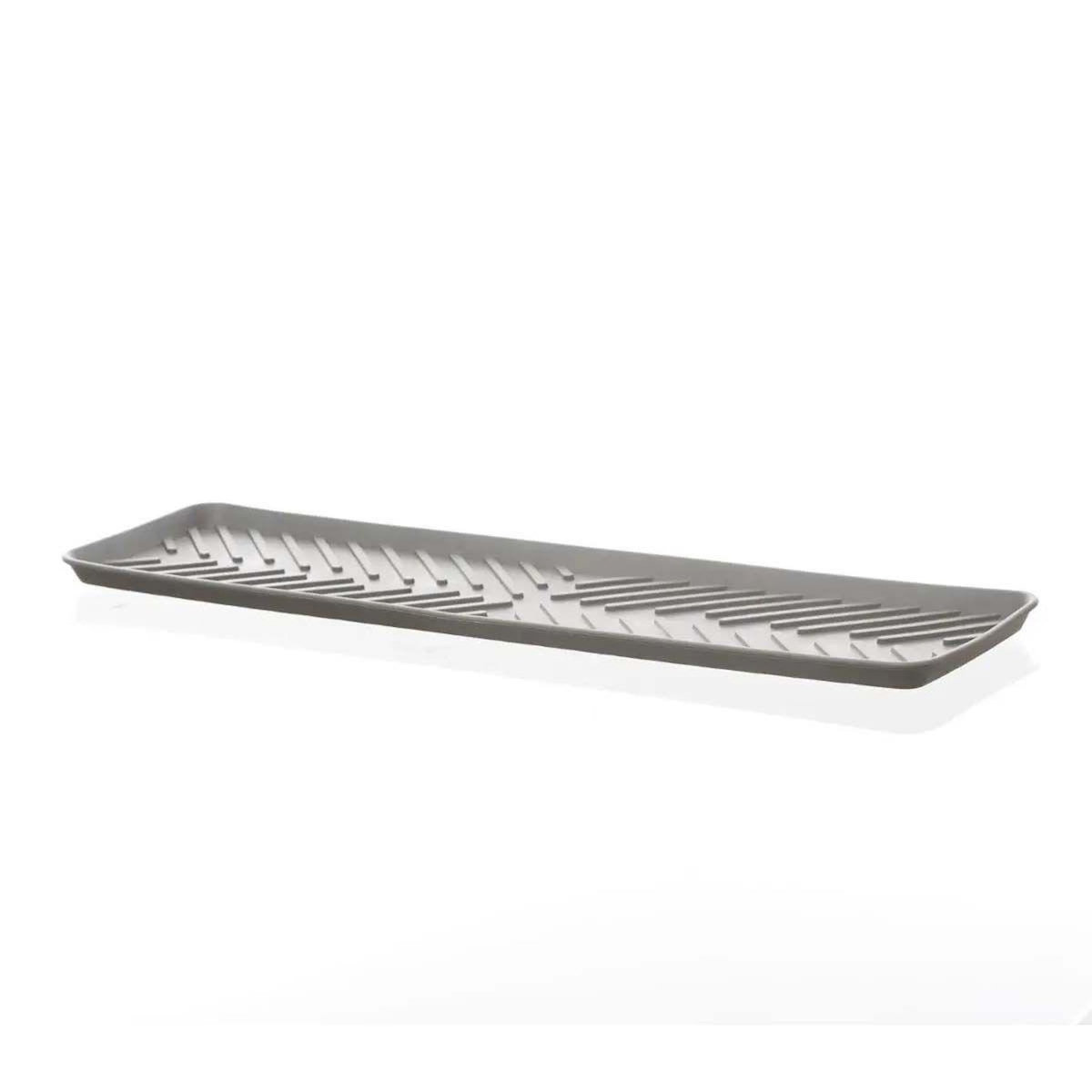 FIVE Tapis Égouttoir  Vaisselle  10x40cm Gris