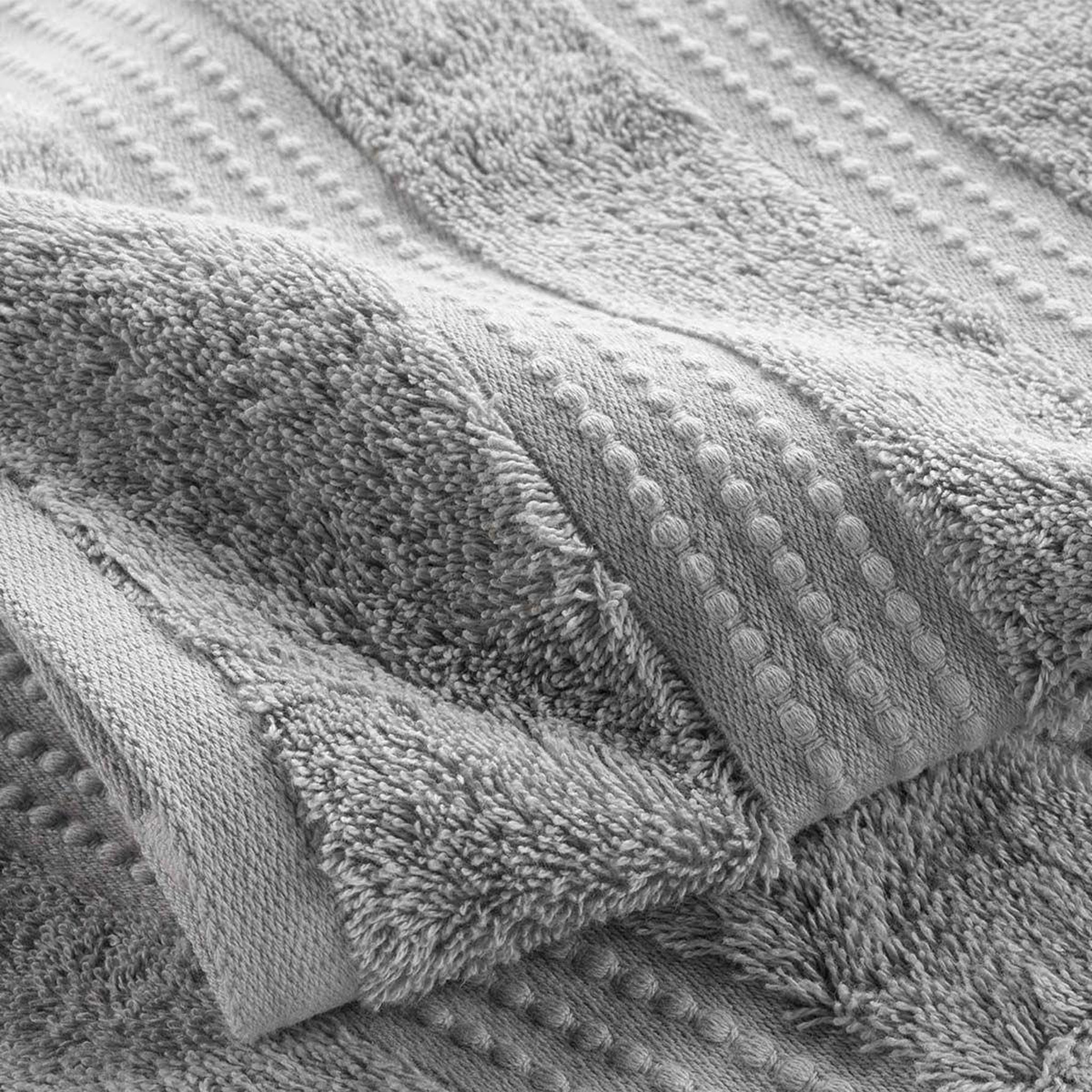 Voir la diapositive 2 : Douceur d'Intérieur Serviette de toilette  excellence  50x90cm gris
