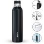 Voir la diapositive 3 : Brita Bouteille isotherme isotherme noire sodatrio 0.65L
