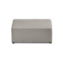 Voir la diapositive 5 : BEST MOBILIER Topaze - pouf - en tissu bouclette