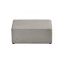 Voir la diapositive 5 : BEST MOBILIER Topaze - pouf - en tissu bouclette