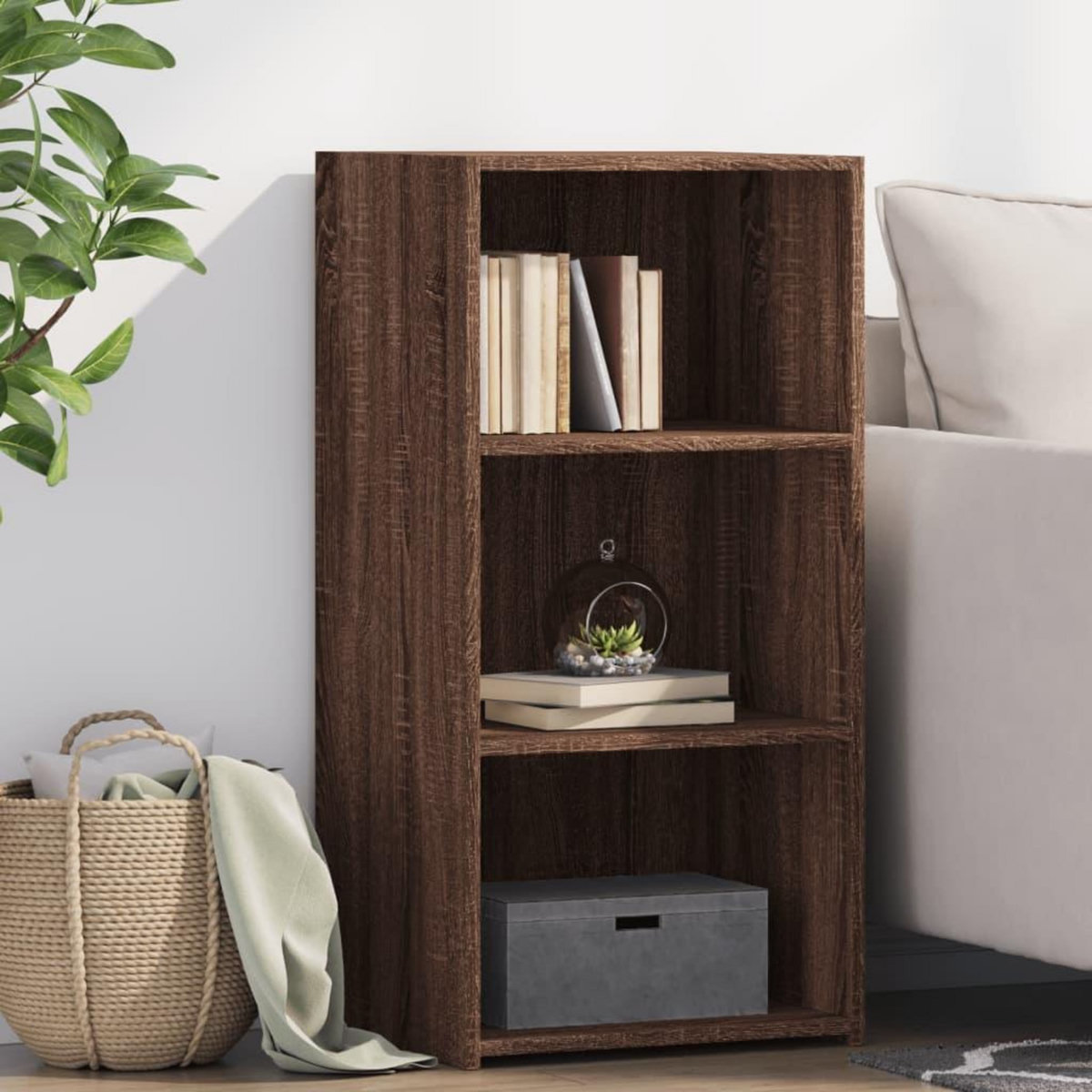 VIDAXL Buffet chene marron 45x41x93 cm bois d'ingenierie