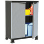 Voir la diapositive 1 : VIDAXL Armoire en plastique 68x39x92 cm Design de rotin
