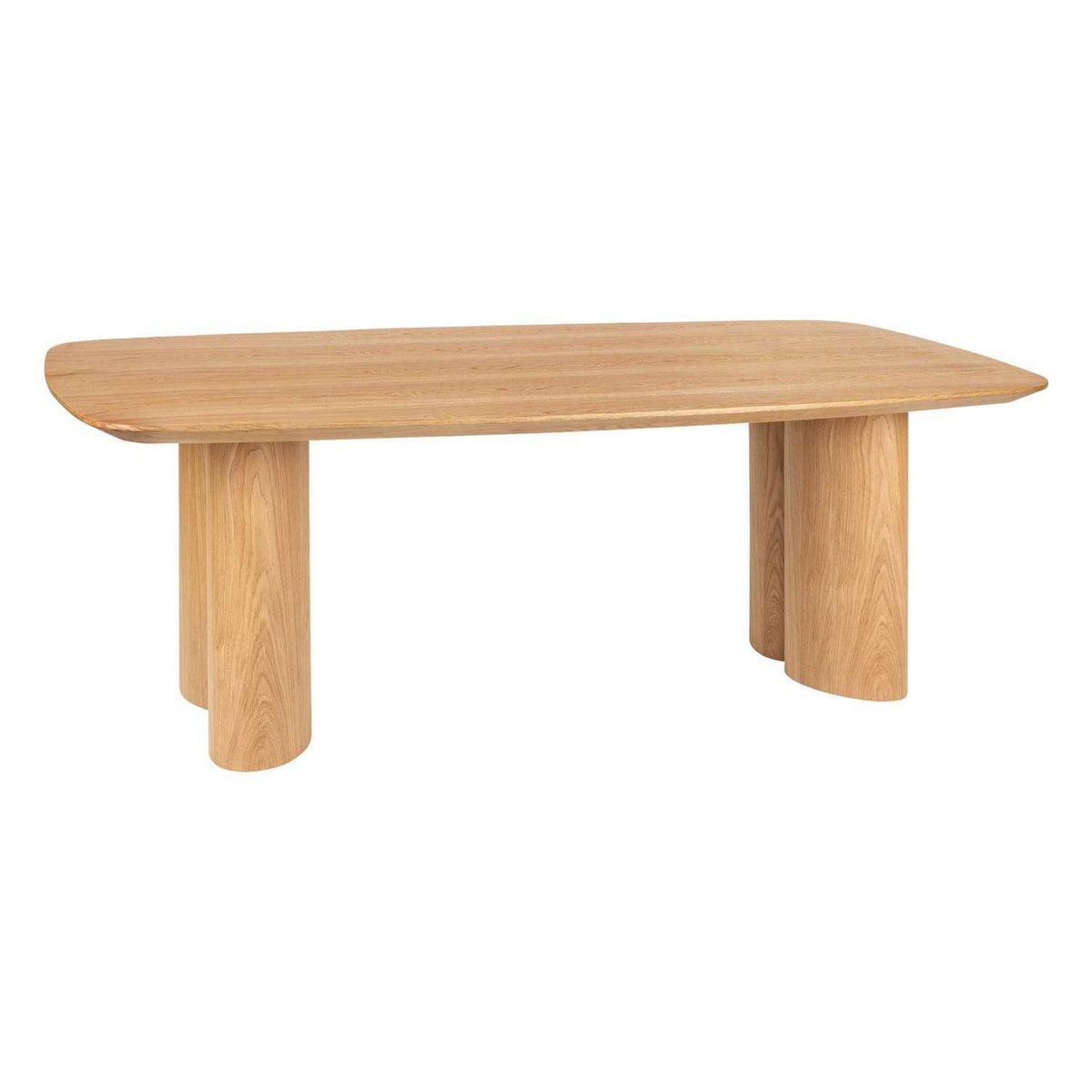 ATMOSPHERA Table à manger en bois pour 8 personnes ALIONA - Marron