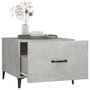 Voir la diapositive 5 : VIDAXL Tables basses avec pieds en metal 2 pcs Gris beton 50x50x40 cm