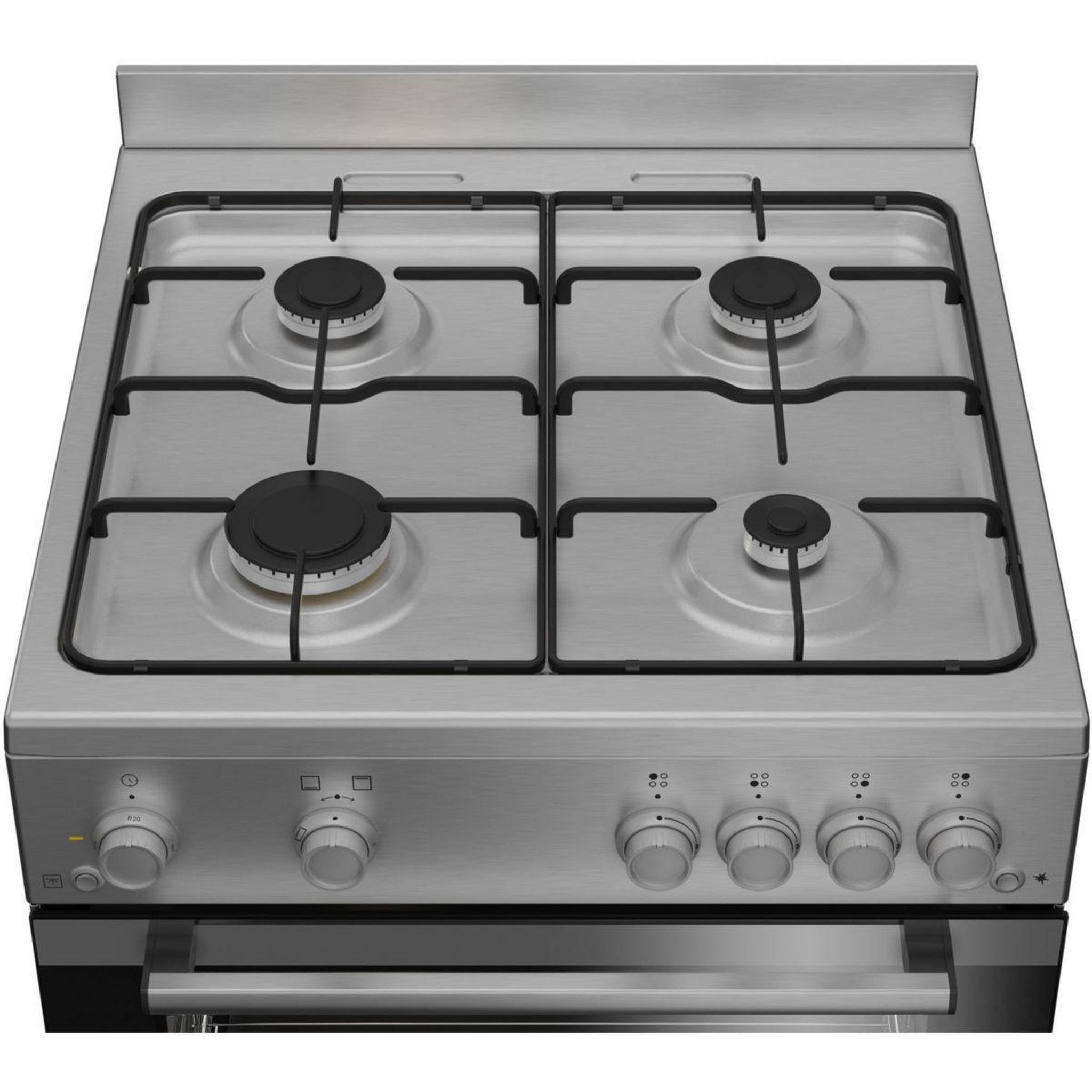 Voir la diapositive 3 : Beko Cuisinière gaz fbg62030gxct