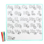 Paris Prix Lettres à Colorier & 5 Feutres  Alphabet  50x50cm Blanc