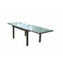 CONCEPT USINE Brescia : table extensible en aluminium
