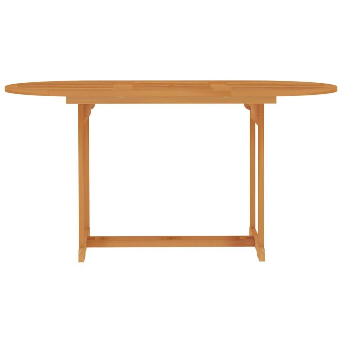 VIDAXL Table de jardin 150x90x75 cm Bois de teck massif
